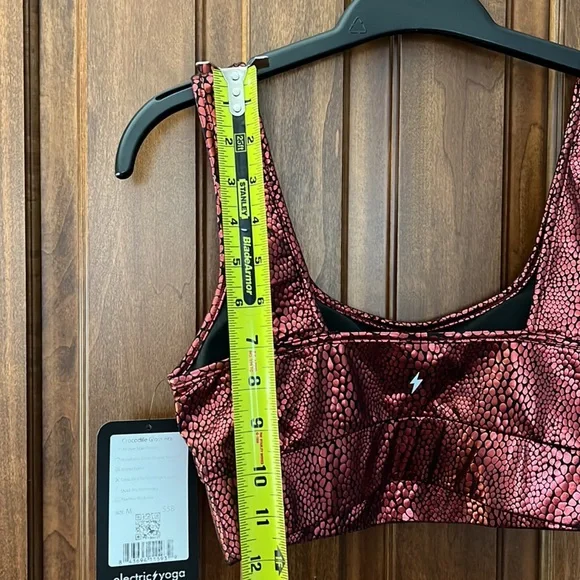 28. Electric Yoga Crocodile Gloss Bra - Picture 5 of 7